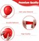 12-inch red, white, and blue balloons featuring star prints and confetti—perfect for birthdays, Independence Day, patriotic celebrations, anniversaries, and 4th of July decorations.